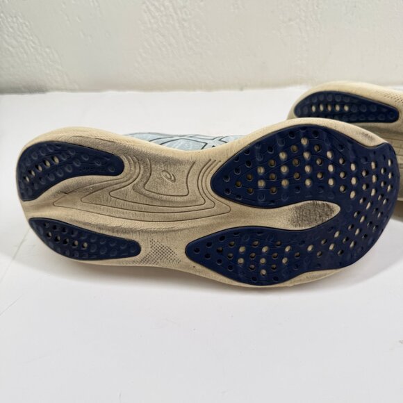 Asics Womens Gel Nimbus 25 Running Shoes Light Blue Mesh Performance Wear Size 8 - Picture 13 of 16